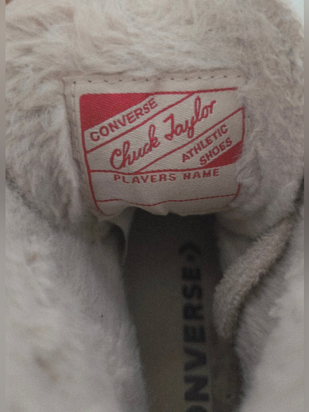 Converse Run Star Hike Hi Fur Lined Soft Pink/Beige Leather Sneakers 7 - Picture 11 of 13